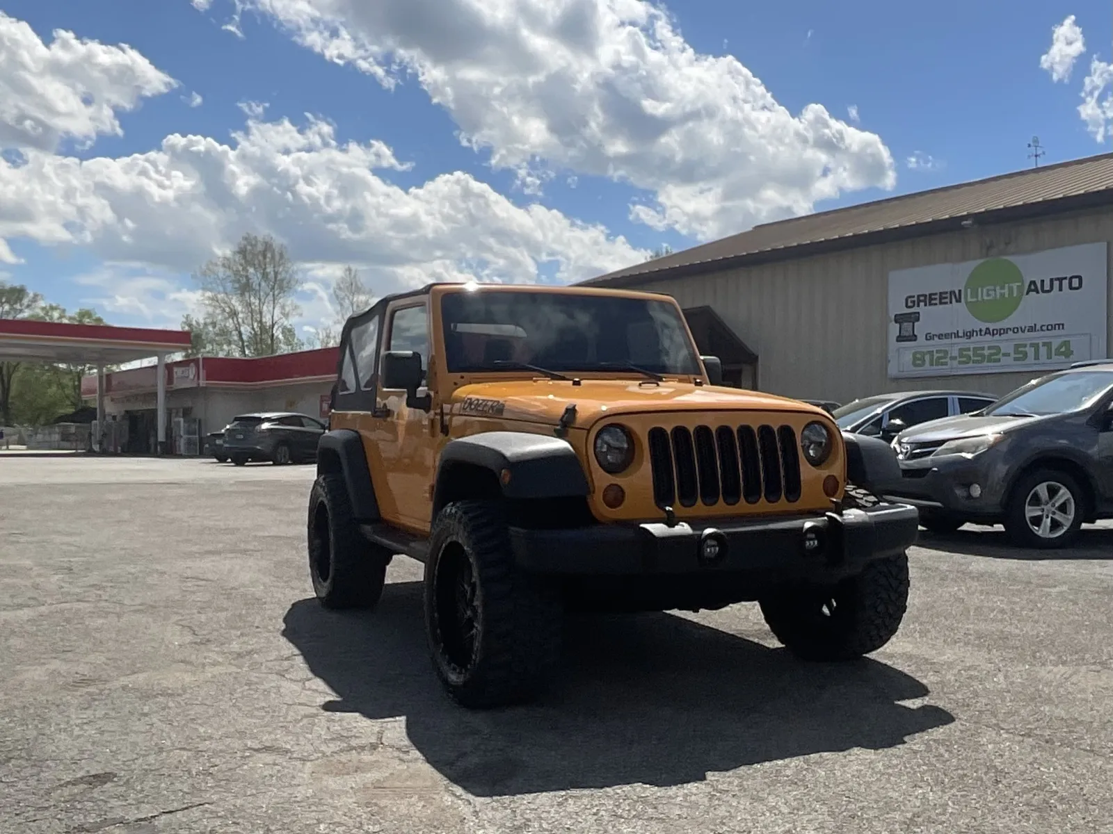 Orange 2012 Jeep Wrangler Sport for sale in Columbus, IN