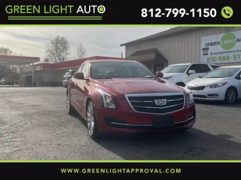 Red 2017 Cadillac Ats Luxury for sale in Columbus, IN
