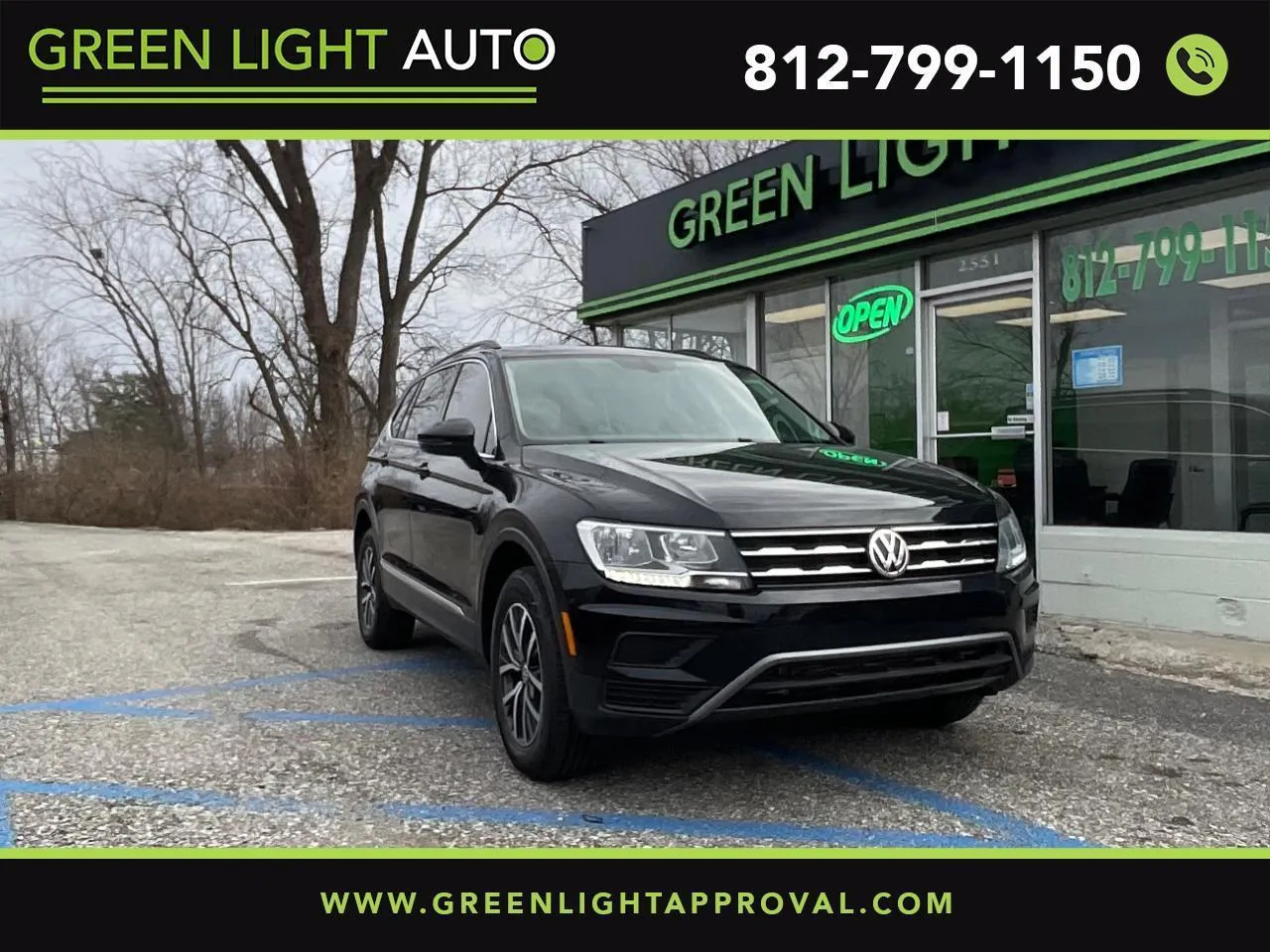 Black 2020 Volkswagen Tiguan SE for sale in Columbus, IN