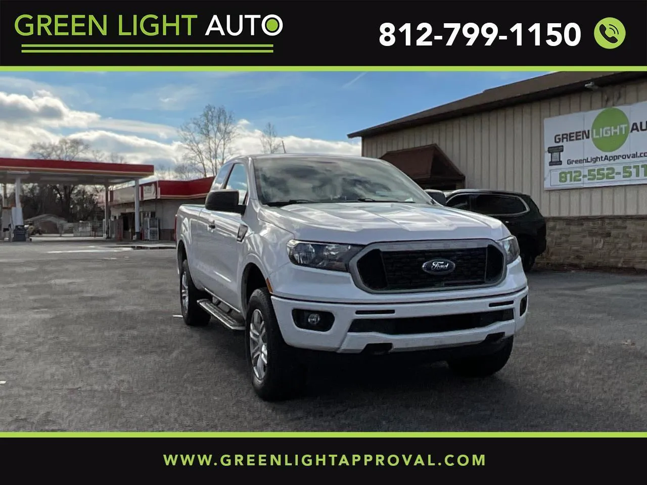 White 2021 Ford Ranger XLT for sale in Columbus, IN