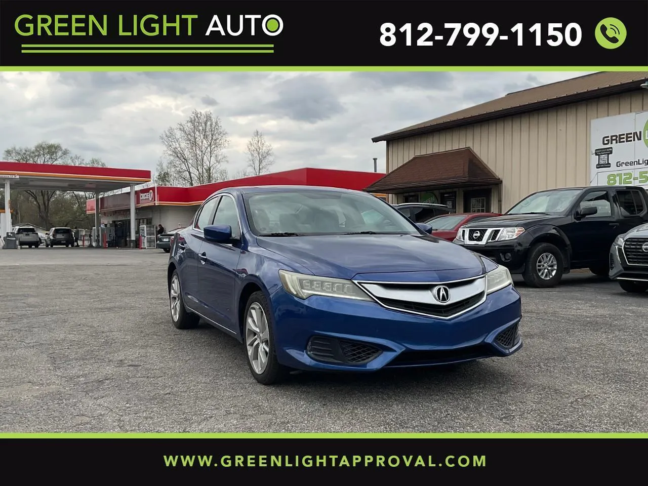 Blue 2017 Acura Ilx for sale in Columbus, IN