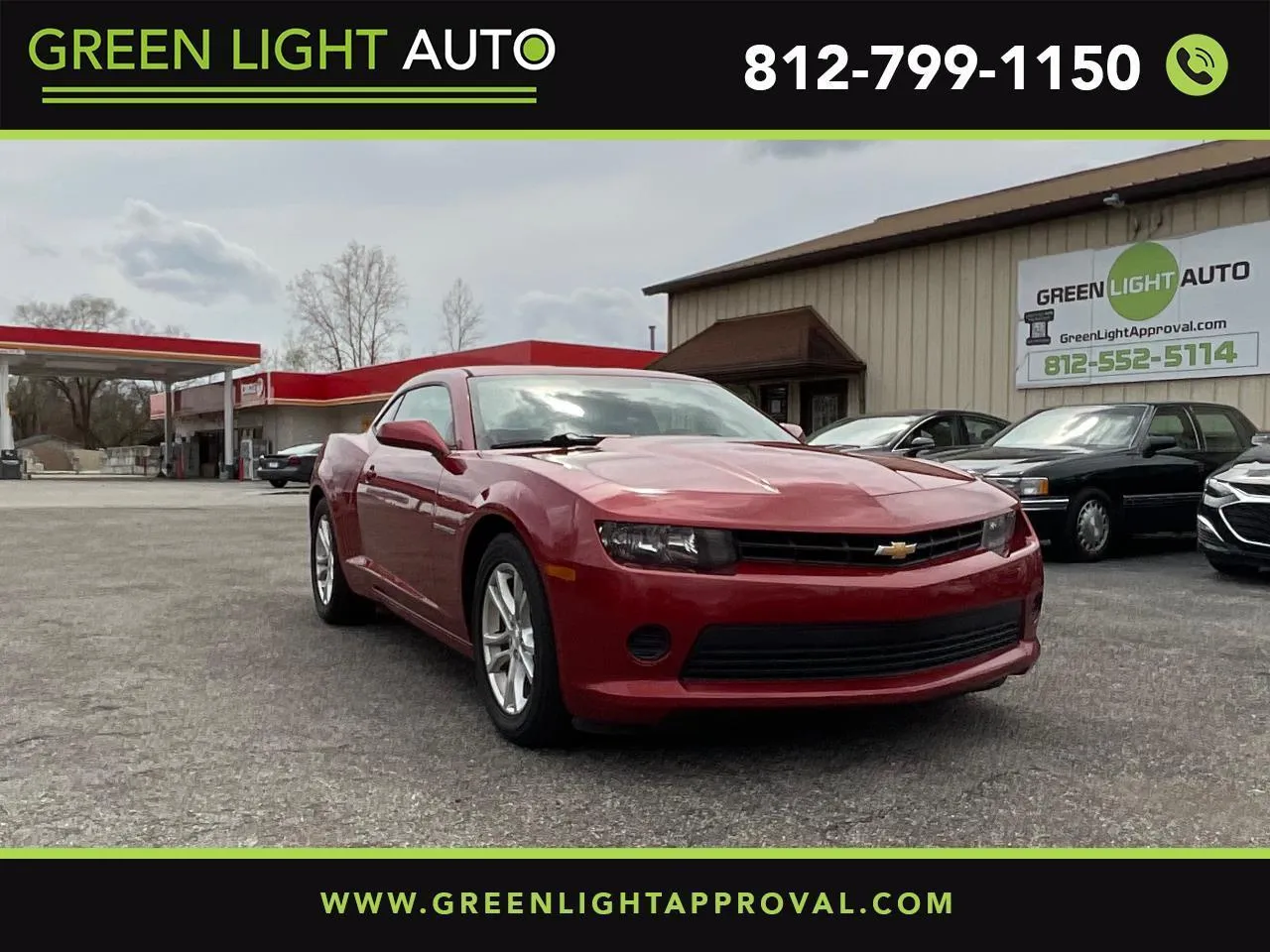 Red 2014 Chevrolet Camaro LS for sale in Columbus, IN