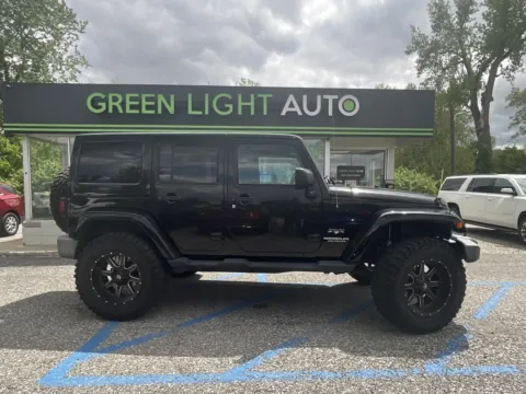 Another view of 2017 Jeep Wrangler Unlimited Sahara for sale in Columbus, IN at Green Light Auto - Jonesville Road