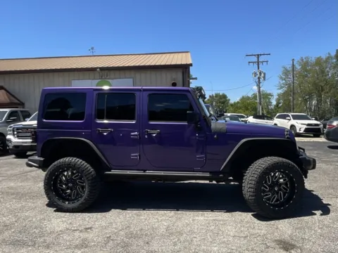Another view of 2017 Jeep Wrangler Unlimited Sahara for sale in Columbus, IN at Green Light Auto - Jonesville Road