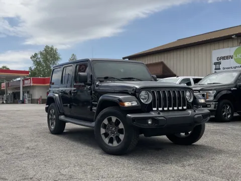 Black 2018 Jeep Wrangler Sahara for sale in Columbus, IN