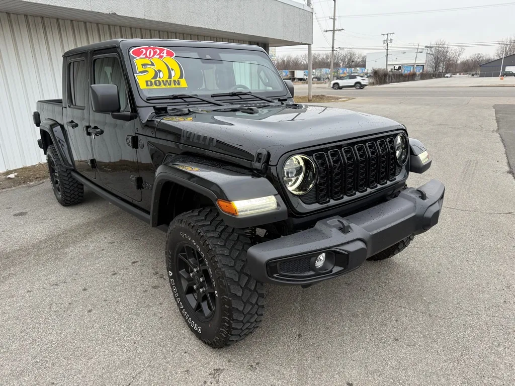 Black 2024 JEEP GLADIATOR SPORT for sale in Merrillville, IN