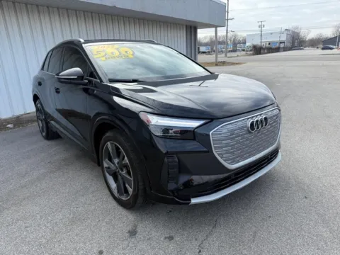 Black 2022 AUDI Q4 E-TRON QUATTRO PREMIUM PLUS 50 for sale in Merrillville, IN