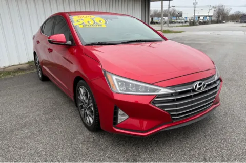 Red 2020 HYUNDAI ELANTRA SEL for sale in Merrillville, IN