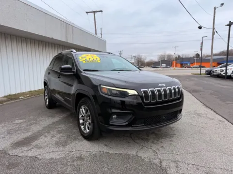 Black 2021 JEEP CHEROKEE LATITUDE PLUS for sale in Merrillville, IN