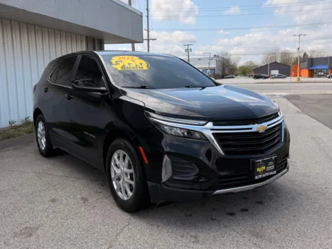 Black 2022 CHEVROLET EQUINOX LT for sale in Merrillville, IN