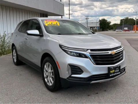 Silver 2022 CHEVROLET EQUINOX LT for sale in Merrillville, IN