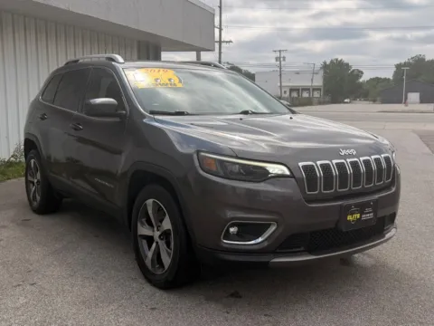 Black 2019 JEEP CHEROKEE LIMITED for sale in Merrillville, IN