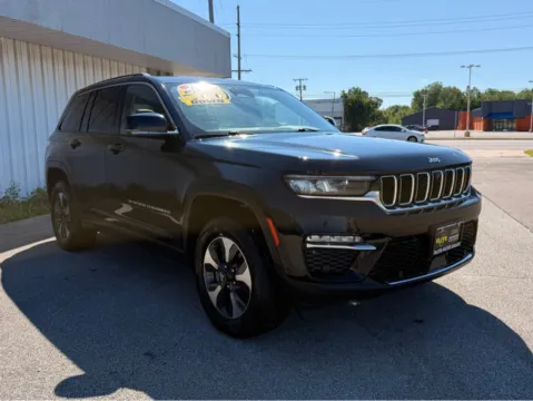 Black 2022 JEEP GRAND CHEROKEE LIMITED 4XE for sale in Merrillville, IN