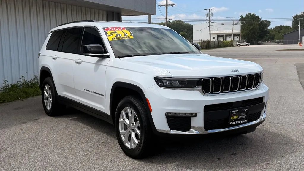 White 2023 JEEP GRAND CHEROKEE L LIMITED for sale in Merrillville, IN