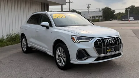 White 2023 AUDI Q3 PREMIUM S LINE 45 for sale in Merrillville, IN