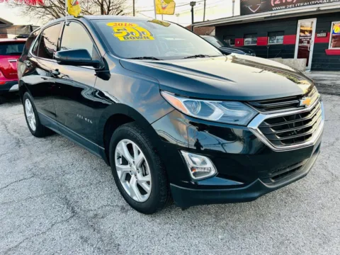 Black 2018 CHEVROLET EQUINOX LT for sale in Hammond, IN