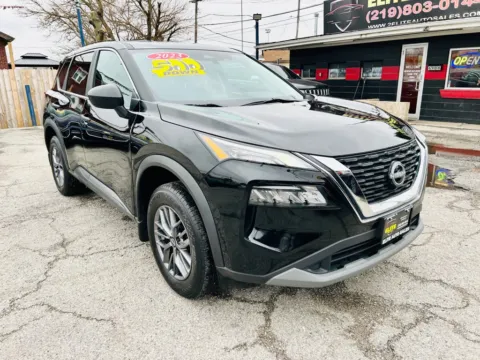 Black 2023 NISSAN ROGUE S for sale in Hammond, IN