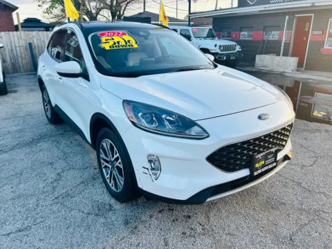 White 2022 FORD ESCAPE SEL for sale in Hammond, IN