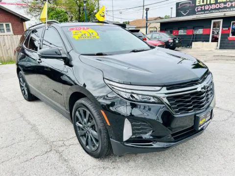 Black 2023 CHEVROLET EQUINOX RS for sale in Hammond, IN