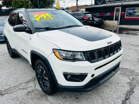 White 2020 JEEP COMPASS TRAILHAWK for sale in Hammond, IN