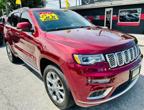 Red 2020 JEEP GRAND CHEROKEE SUMMIT for sale in Hammond, IN