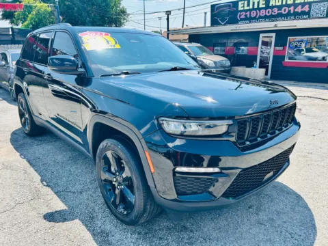 Black 2023 JEEP GRAND CHEROKEE LIMITED for sale in Hammond, IN