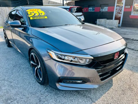 Gray 2019 HONDA ACCORD SPORT for sale in Hammond, IN
