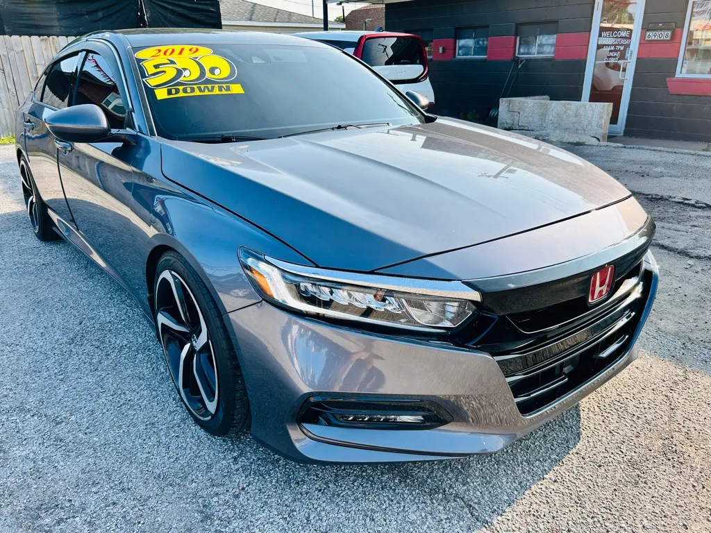 Gray 2019 HONDA ACCORD SPORT for sale in Hammond, IN