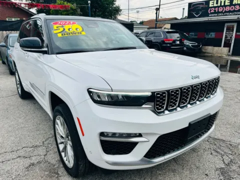 White 2023 JEEP GRAND CHEROKEE SUMMIT 4XE for sale in Hammond, IN