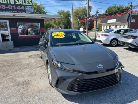 Black 2025 TOYOTA CAMRY LE for sale in Hammond, IN