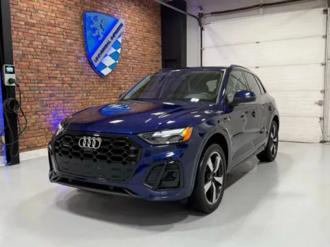 Blue 2022 Audi Q5 45 TFSI S line Premium Plus Sport Utility 4D for sale in Rochester, NY