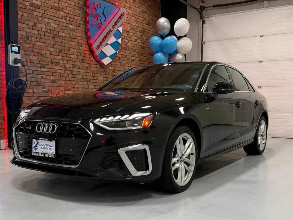 Black 2020 Audi A4 45 Prestige Sedan 4D for sale in Rochester, NY