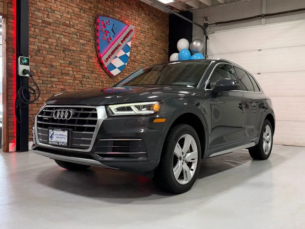 Gray 2018 Audi Q5 Premium Plus Sport Utility 4D for sale in Rochester, NY