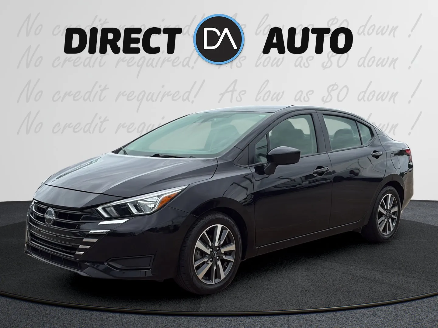 Black 2023 Nissan Versa SV for sale in Gulfport, MS