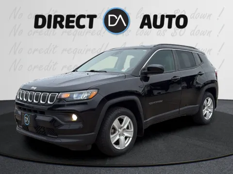 Black 2022 Jeep Compass Latitude for sale in Gulfport, MS