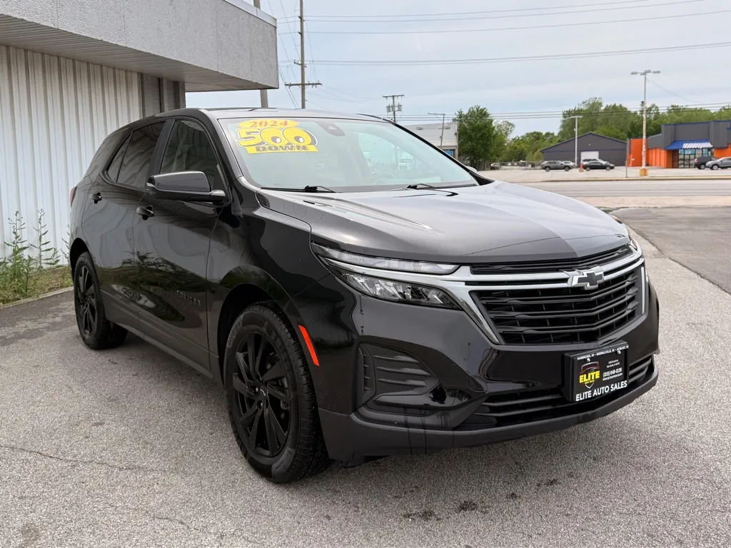 Black 2024 CHEVROLET EQUINOX LS for sale in Merrillville, IN