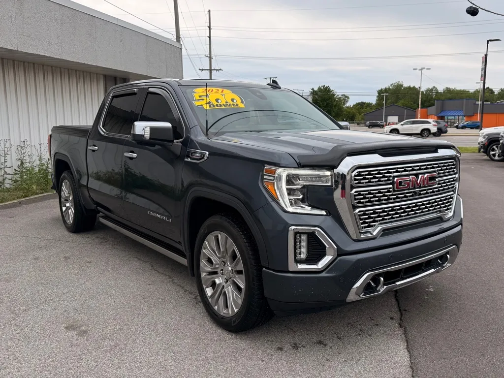 Blue 2021 GMC SIERRA 1500 DENALI for sale in Merrillville, IN