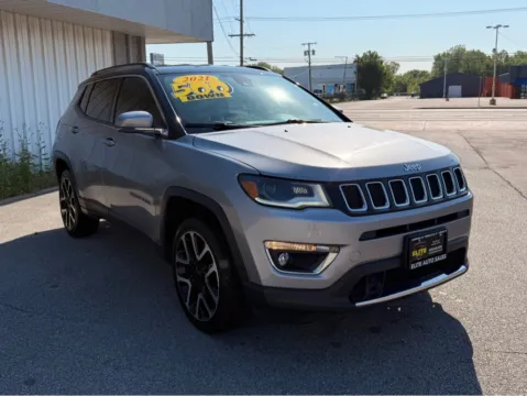 Silver 2021 JEEP COMPASS LIMITED for sale in Merrillville, IN