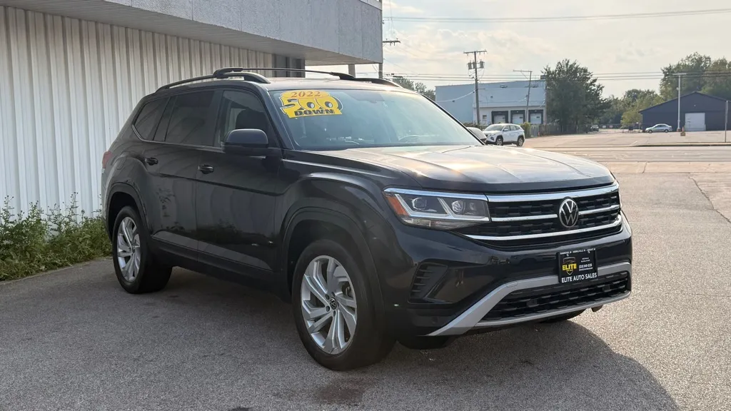 Black 2022 VOLKSWAGEN ATLAS SE for sale in Merrillville, IN