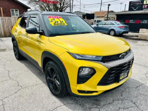 Yellow 2023 CHEVROLET TRAILBLAZER RS for sale in Hammond, IN