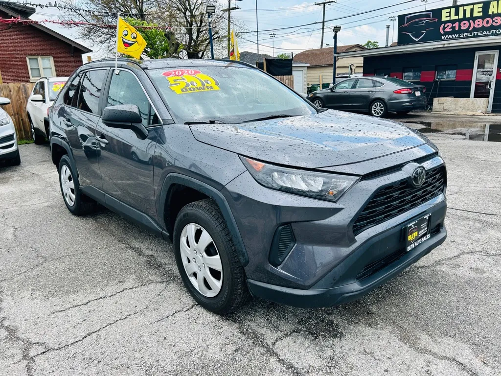 Gray 2020 TOYOTA RAV4 LE for sale in Hammond, IN