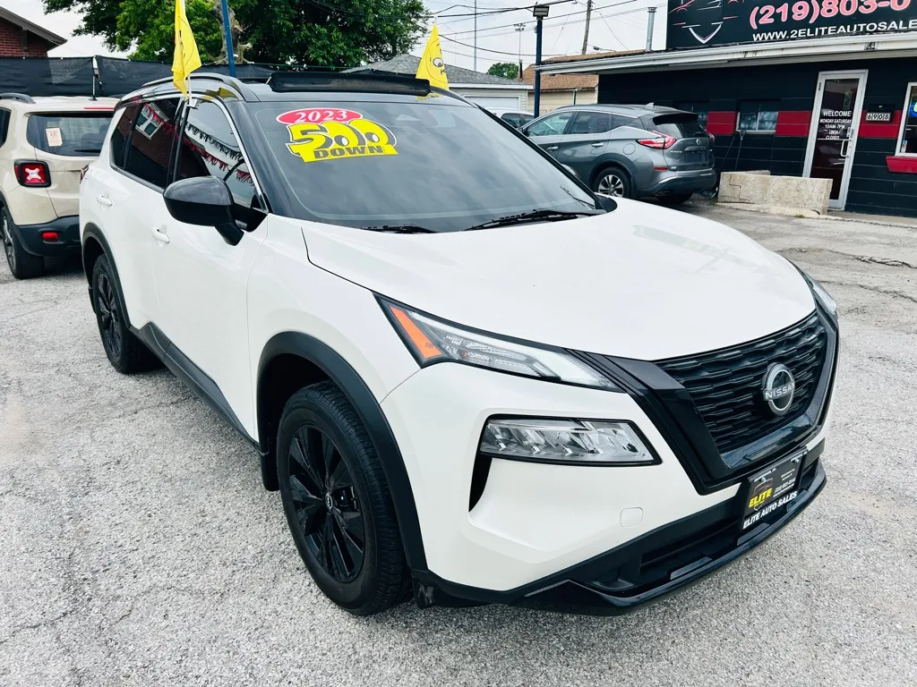 White 2023 NISSAN ROGUE SV for sale in Hammond, IN