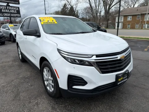 White 2022 CHEVROLET EQUINOX LS for sale in Hobart, IN