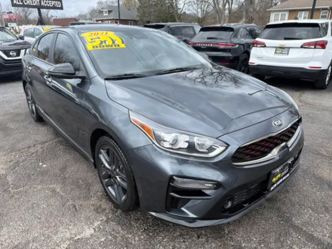Gray 2021 KIA FORTE GT LINE for sale in Hobart, IN