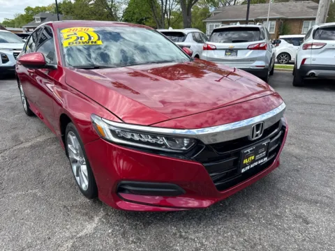 Red 2020 HONDA ACCORD LX for sale in Hobart, IN