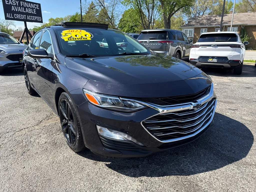Black 2023 CHEVROLET MALIBU PREMIER for sale in Hobart, IN