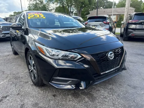 Black 2023 NISSAN SENTRA SV for sale in Hobart, IN