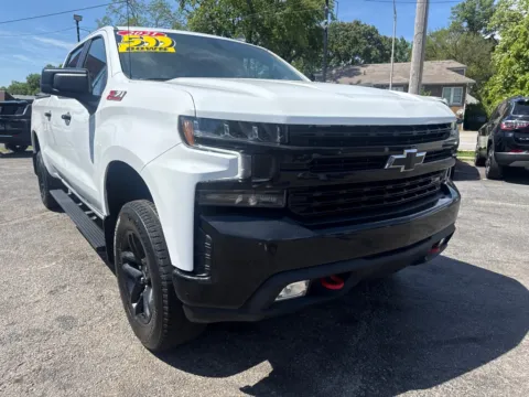 White 2021 CHEVROLET SILVERADO 1500 LT TRAIL BOSS for sale in Hobart, IN