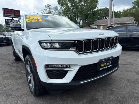 White 2023 JEEP GRAND CHEROKEE LIMITED for sale in Hobart, IN