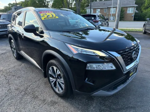 Black 2023 NISSAN ROGUE SV for sale in Hobart, IN